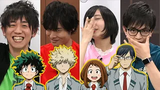 My Hero Academia Voice Actors Cheating on the Pop Quiz | ENG