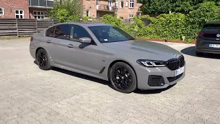 2022 BMW 545e xDrive M-Sport Bernina Grey