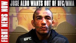 Jose Aldo Allegedly Finished with MMA on Fight News Now