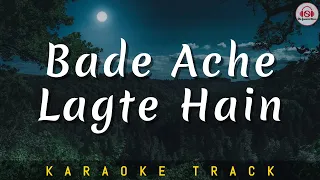 BADE ACHE LAGTE HAI - KARAOKE TRACK || Unplugged | R D Burman | Amit Kumar.