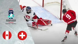 Canada vs Switzerland | IIHF World Junior Championship 2021 | Goals | 12.29.20