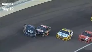 2014 NASCAR Sprint Cup Crash Compilation