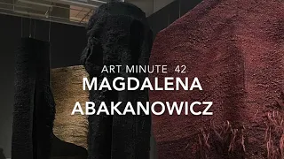 Art Minute 42 - One of the First Installation Artists: Magdalena Abakanowicz