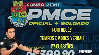 Português-27 Questões de Tempos e Modos Verbais-PMCE