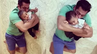 Salman Khan Play Wrestles With Nephew Ahil Khan Is The Most Adorable Video You Will Watch