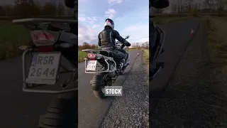 R1200 GS ADV - Dominator HP7 vs Stock