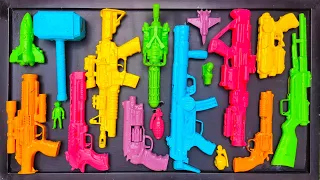 Membersihkan Nerf Shotgun, Assault Rifle, AK47, Sniper Rifle, Glock Pistol, M16, nerf Speed