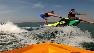 Seadoo Spark Trixx (Tricks, Spins, Jumps) [ Drone + GoPro ]