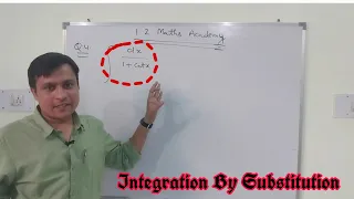 Exercise 2 Question Number 4 Integration By Substitution || 1 2 Maths Academy || 2024 Video