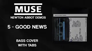 Muse - Good News (Bass Cover w/ On-Screen Tabs)