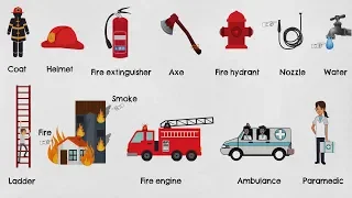 Firefighting and Rescue Vocabulary Words in English