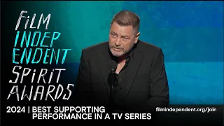 NICK OFFERMAN wins BEST SUPPORTING IN NEW SCRIPTED SERIES at the 2024 Film Independent Spirit Awards