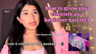 How To Gain Clientele As A Nail Tech Guide 💕 *tips for success*