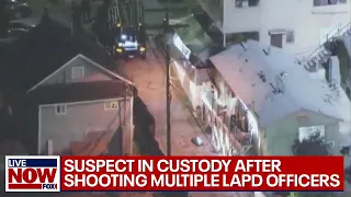 LAPD Shooting: Suspect in custody after 3 officers shot in Lincoln Heights | LiveNOW from FOX