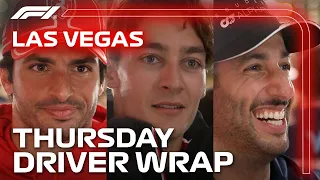 Thursday Drivers' Wrap | 2023 Las Vegas Grand Prix