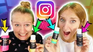 INSTAGRAM FOLLOWER entscheiden SLIME CHALLENGE Nina vs. Kathi Wer bekommt die besten Schleimzutaten?