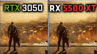 RTX 3050 vs RX 5500 XT Benchmark – 59 Tests