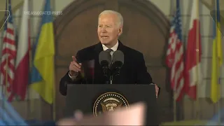 Biden in Poland: US and allies 'have Ukraine's back'