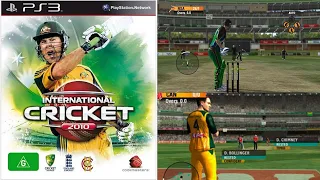 International Cricket 2010 (PS3) Australia Vs England Full Match