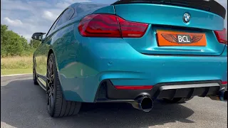 Upgraded Exhaust on 2017 Bmw 420i Petrol M sport Coupe WOW