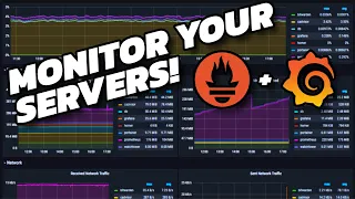 Server Monitoring // Prometheus and Grafana Tutorial