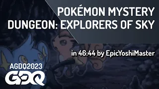 Pokémon Mystery Dungeon: Explorers of Sky by EpicYoshiMaster in 46:44- Awesome Games Done Quick 2023