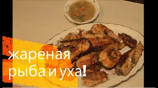 ЖАРЕНАЯ РЫБА И УХА-ГОТОВИМ РЫБНЫЙ ОБЕД