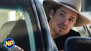 Raylan Hits a Guy with his Car | Justified Season 3 Episode 4 | Now Playing