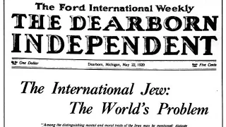 What was the organized Jewish response to the Dearborn Independent?