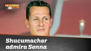 Schumacher fala de admiração por Senna