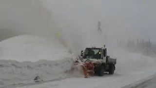 Unimog U500 S5 Modified snow blower