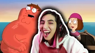 FUNNY FAMILY GUY  MOMENTS " TRY NOT TO LAUGH " REACTION