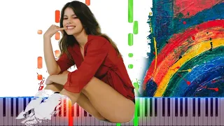 Clarissa Nada Contra Ciume Piano Cover Midi tutorial Sheet app  Karaoke