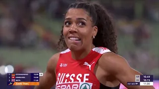 Women's 100m Final - European Athletics Championships Munich 2022