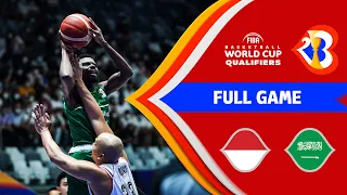 🇮🇩 INA - 🇸🇦 KSA | Basketball Full Game - #FIBAWC 2023 Qualifiers