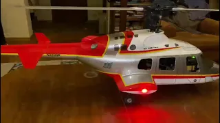 Радиоуправляемая модель вертолета BELL 222 с двс