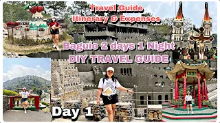 BAGUIO CITY tour Day 1/DIY, 2days and 1 night/ Travel Guide/ITINERARY & EXPENSES | Irene Nicer