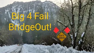 Deer Creek Snow Hiking Big Four Fail