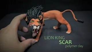 Lion king 2019 Scar - polymer clay tutorial