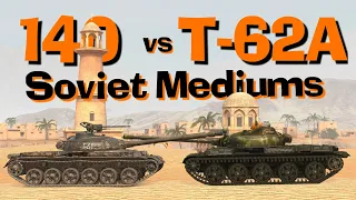 WOT Blitz Face Off || Object 140 vs T-62A