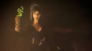 Here’s Elvira The Mistress of The Dark 40th anniversary action figure!!