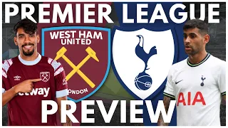 WEST HAM V SPURS | LIVE | PREMIER LEAGUE PREVIEW