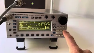 Surfing the VLF, HF and VHF bands with a Rohde & Schwarz EB-200 Miniport receiver