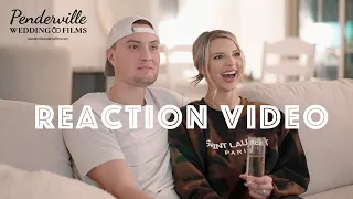 Ryleigh and Kade - Wedding Video Reaction | Bride is shocked about her wedding video!