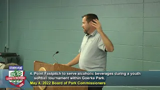 Board of Park Commissioners Meeting - May 4, 2022