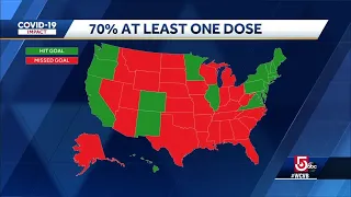 States with lower COVID vaccination rates seeing cases rise