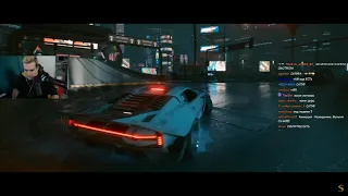 БРАТИШКИН СМОТРИТ - CYBERPUNK 2077 - Driving Gameplay Trailer (NEW 2020) 4K