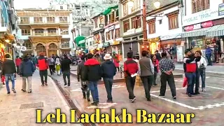 Leh Ladakh Main Bazaar || MJ Ali Official