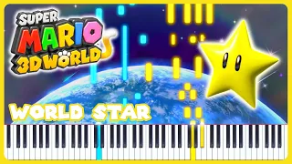 World Star ~ Super Mario 3D World | Piano Cover (+ Sheet Music)