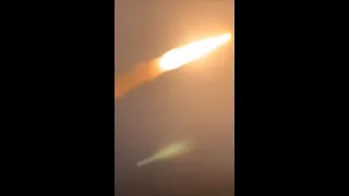 A Ukrainian Buk surface-to-air missile intercepts a Russian target that falls to Earth